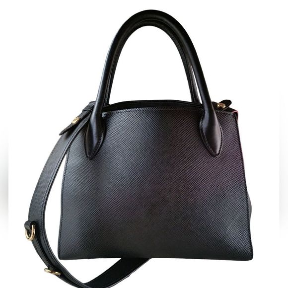 100% Auth. PRADA Saffiano Galleria Monochrome Top handle Cross body Bag - Picture 2 of 16